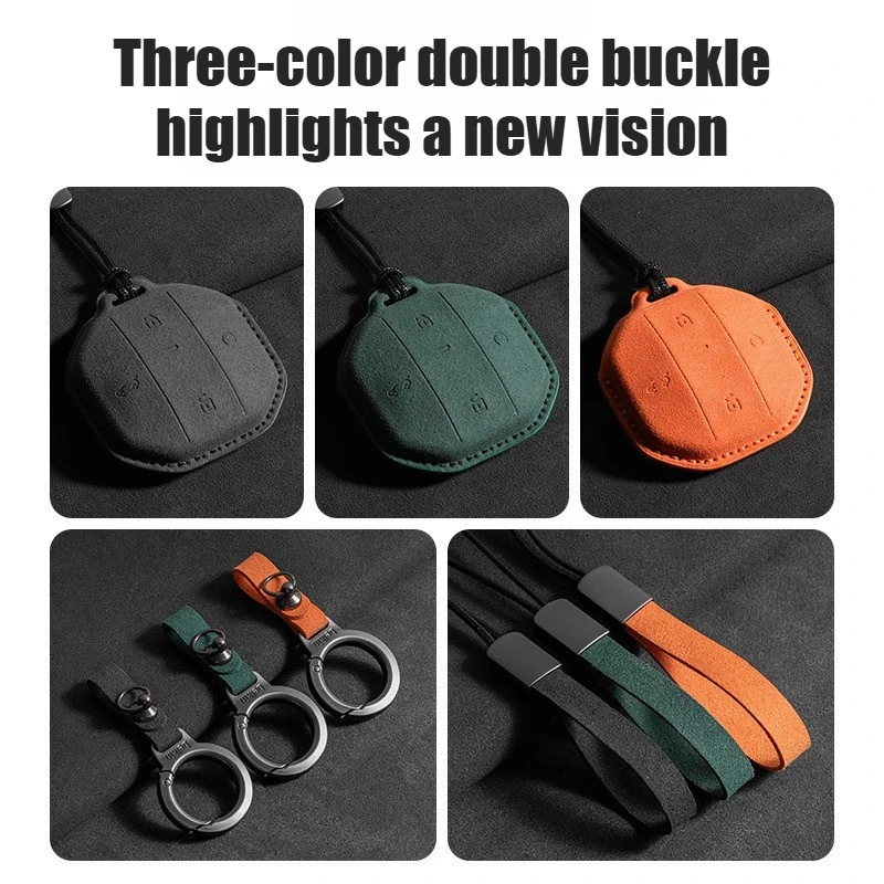 suede car key case for jetour t2 t1 2025 2026 remote cover shell keychain fob anti scratch protective key suede car key case for jetour t2 t1 2025 2026 remote cover shell keychain fob anti scratch protective key
