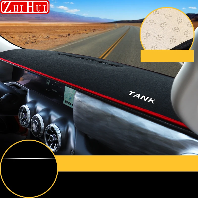 for great wall tank 300 2021 2024 car styling dash mat dashmat dashboard cover sun shade dash board cover carpet for great wall tank 300 2021 2024 car styling dash mat dashmat dashboard cover sun shade dash board cover carpet
