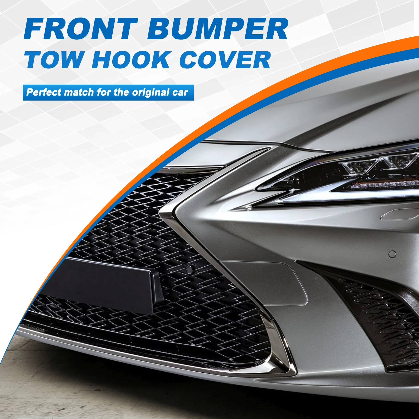 front bumper tow hook cover cap towing eye for lexus es350 es300h 2019 2020 es250 2021 5212833919 5212733905 front bumper tow hook cover cap towing eye for lexus es350 es300h 2019 2020 es250 2021 5212833919 5212733905