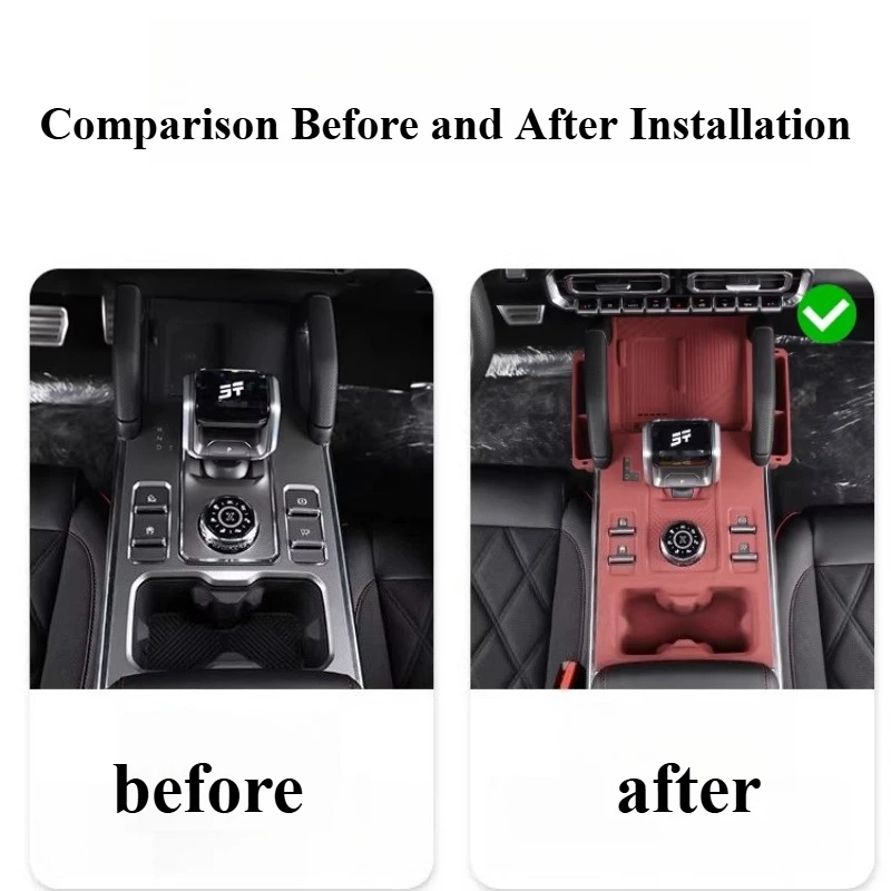 for jetour t2/t2 c‑dm 2026 central control wireless charging gear silicone pad storage box storage supplies tools for jetour t2/t2 c‑dm 2026 central control wireless charging gear silicone pad storage box storage supplies tools