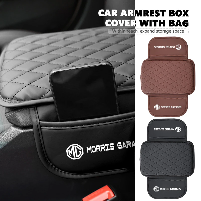 leather car armrest box center console protection storage pad for mg hs zs gs 3 5 6 7 hector tf gt zr leather car armrest box center console protection storage pad for mg hs zs gs 3 5 6 7 hector tf gt zr