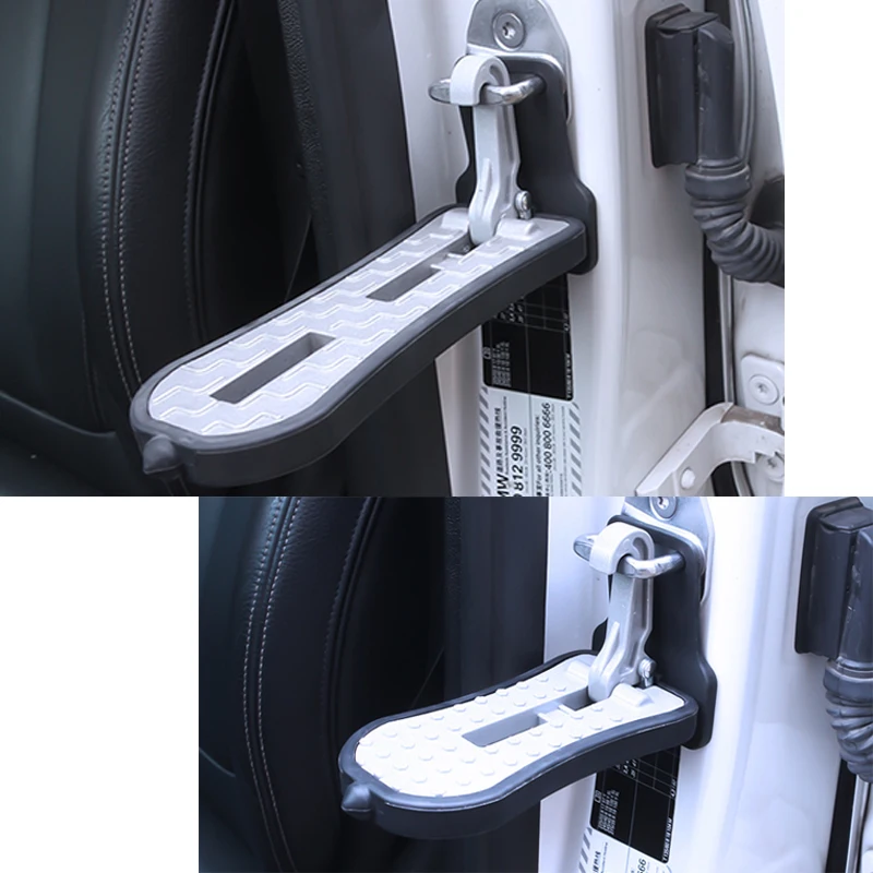 extended car door step foldable car roof rack step universal latch hook auxiliary foot pedal aluminium alloy safety hammer extended car door step foldable car roof rack step universal latch hook auxiliary foot pedal aluminium alloy safety hammer