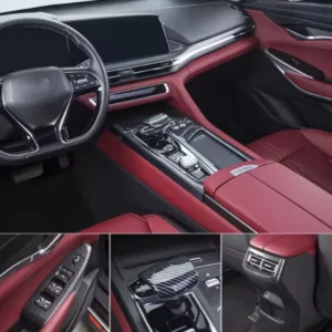lhd for changan cs75 plus 1rd 2020 2021 car center console gear cover interior modification accessories