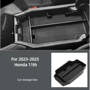 for 2023 2025 honda 11th gen accord center console armrest storage box car interior organizer accessory