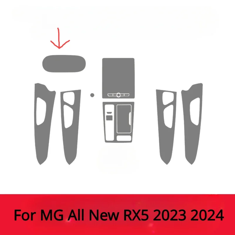 for mg all new rx5 2025 2024 ppf protection film interior transparent tpu gps navigation gear panel center console for mg all new rx5 2025 2024 ppf protection film interior transparent tpu gps navigation gear panel center console
