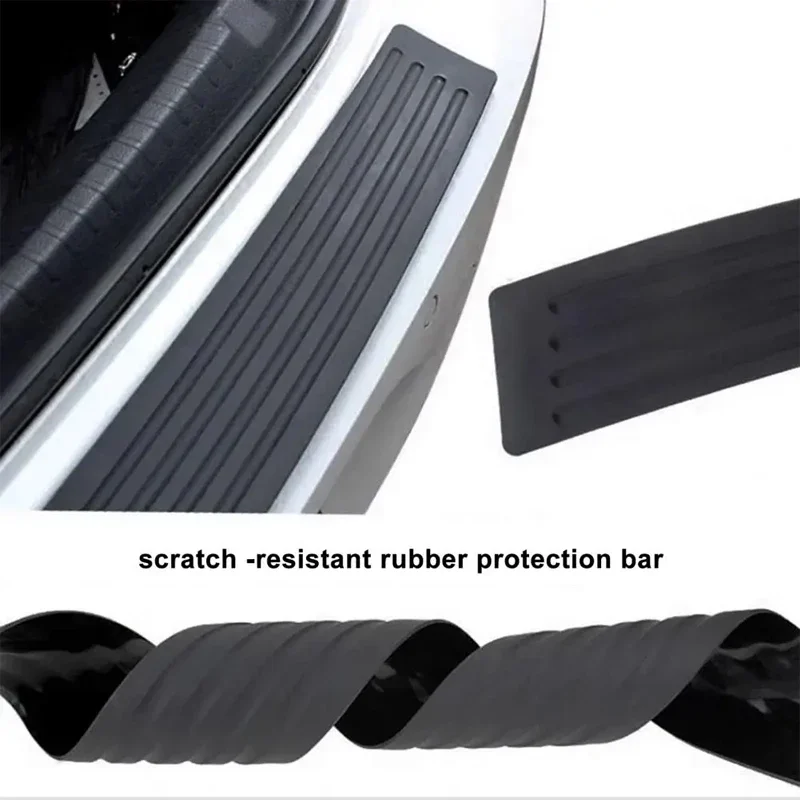 car trunk sill anti scratch guard strip for jetour dashing dasheng rear bumper rubber protector decorative cover sticker car trunk sill anti scratch guard strip for jetour dashing dasheng rear bumper rubber protector decorative cover sticker