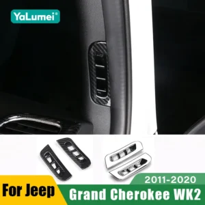 for jeep grand cherokee wk2 2011 2012 2013 2014 2015 2016 2017 2018 2019 2020 car a pillar vent outlet cover inner accessories