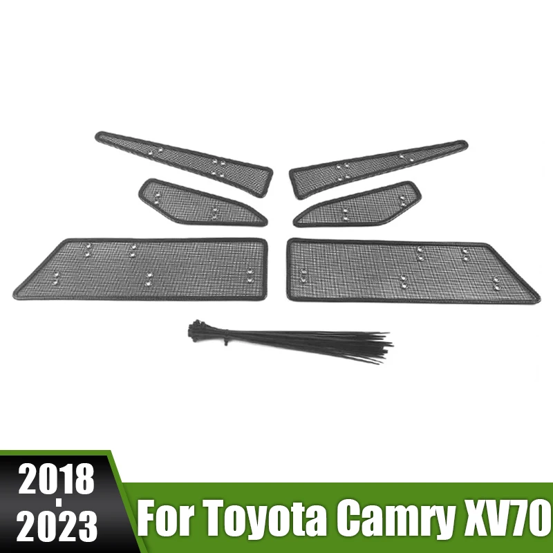 car for toyota camry 70 2018 2019 2020 2021 2022 2023 front grille middle protection net insect dust proof adornment car for toyota camry 70 2018 2019 2020 2021 2022 2023 front grille middle protection net insect dust proof adornment
