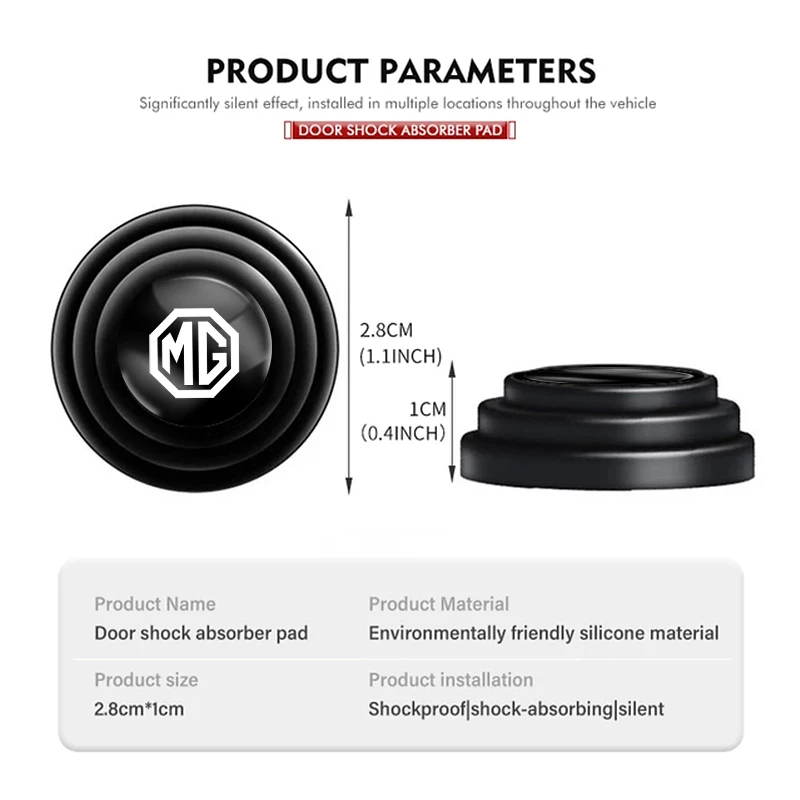 4pcs car door anti shock pad anti noise buffer gasket auto interior for mg zs mg5 gs hs gt zst mg3 mg6 mg7 hector zx ezs pilot 4pcs car door anti shock pad anti noise buffer gasket auto interior for mg zs mg5 gs hs gt zst mg3 mg6 mg7 hector zx ezs pilot