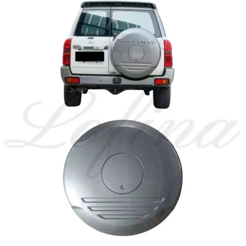 for nissan patrol 4800 y60/y61 original steel spare tire cover new condition wheel parts for nissan patrol 4800 y60/y61 original steel spare tire cover new condition wheel parts