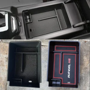 car central console armrest box storage container organizer holder tray for haval h6 3th gen 2021 2024 decoration accessories