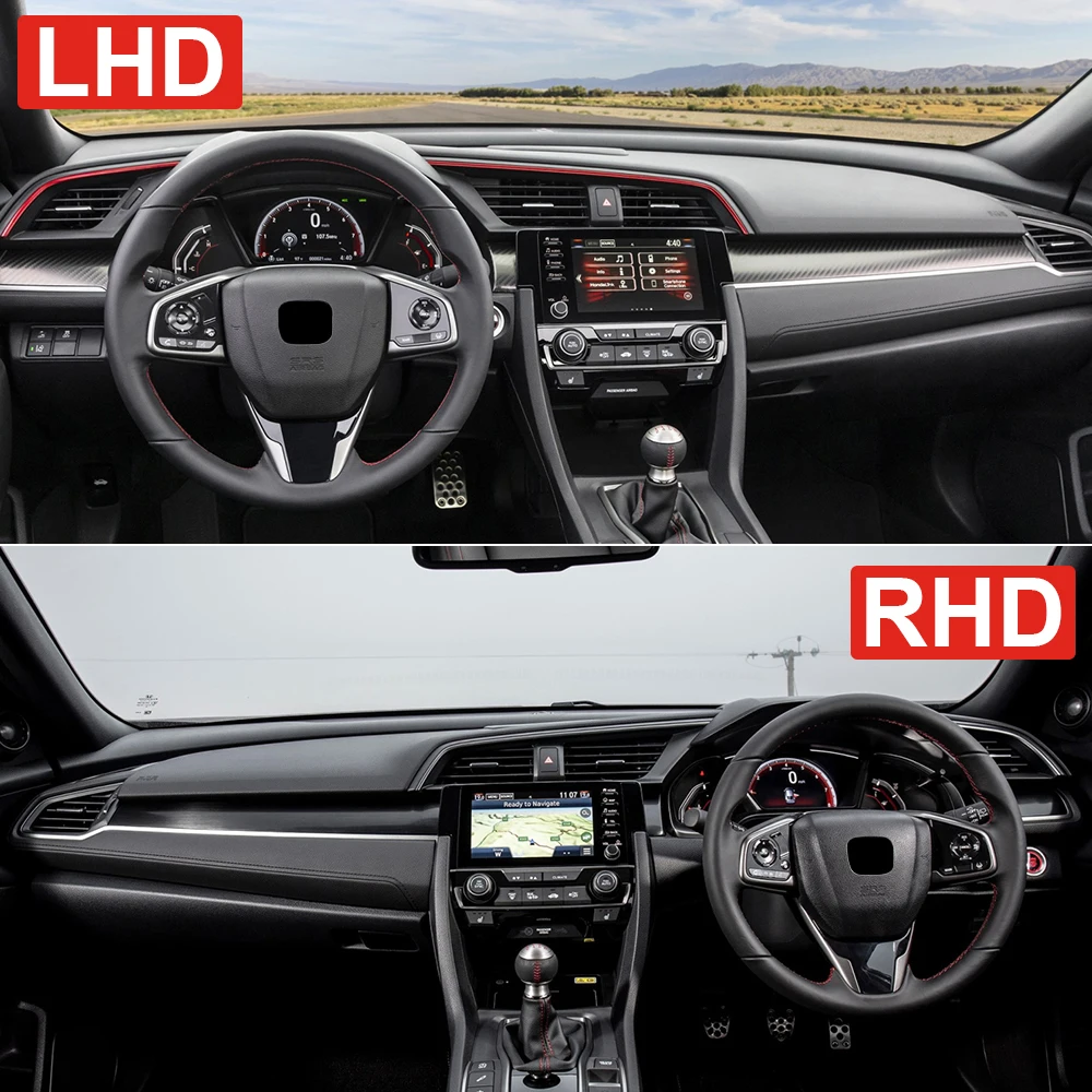 for honda civic 10th gen 2016 2017 2018 2019 2020 car dashboard cover sun shade mats avoid light pads anti uv carpet for honda civic 10th gen 2016 2017 2018 2019 2020 car dashboard cover sun shade mats avoid light pads anti uv carpet