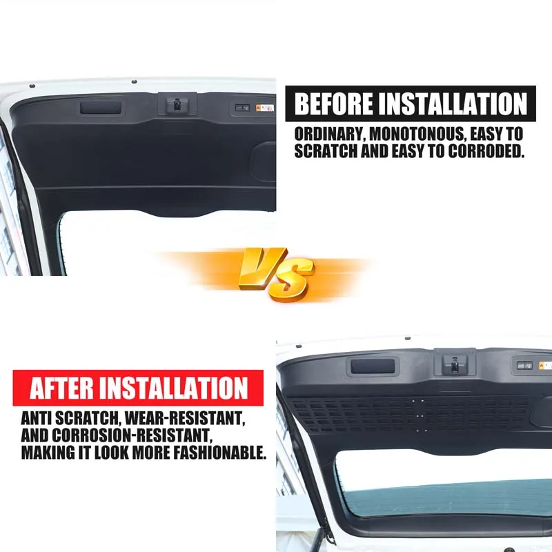 for toyota land cruiser prado 250 lc250 2024+ aluminum alloy black car tailgate expansion storage panel car interior accessories for toyota land cruiser prado 250 lc250 2024+ aluminum alloy black car tailgate expansion storage panel car interior accessories