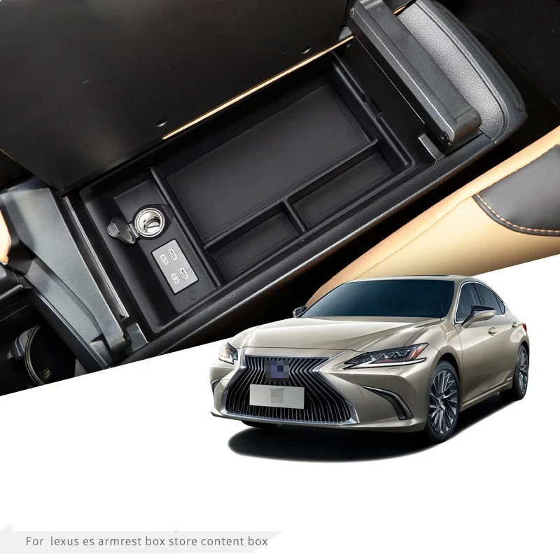 car center console armrest storage box for lexus es es250 es300h es350 2021 2023 central organizer container tray car center console armrest storage box for lexus es es250 es300h es350 2021 2023 central organizer container tray