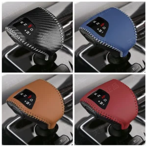 leather car gear head shift knob cover fit for jetour dashing x70 plus x90 2021 2024 gear shift collars accessories