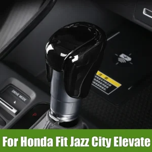 for honda fit jazz gr gs city gn2 elevate 2020 2021 2022 2023 2024 abs car gear shift knob cover trim sticker cap accessories