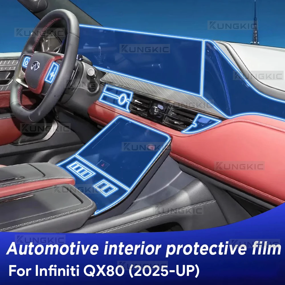 interior film tpu protective for infiniti qx80 2025 2026 car center gear navigation screen anti scratch sticker interior film tpu protective for infiniti qx80 2025 2026 car center gear navigation screen anti scratch sticker