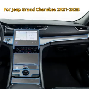 car interior door center console media dashboard navigation for jeep grand cherokee 2021 2023 tpu anti scratch protector film
