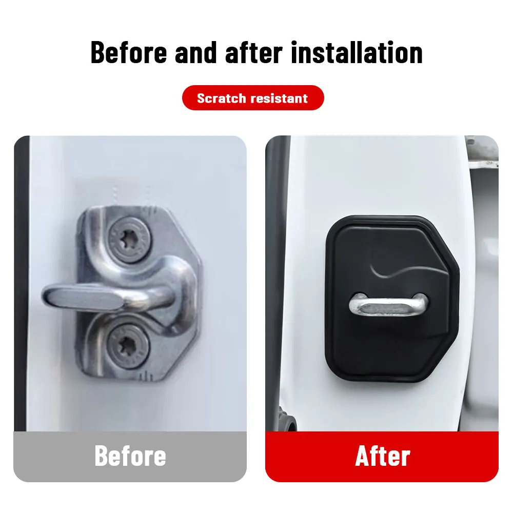 for geely starray atlas 2024 car door shock absorber door lock protector silicone auto door lock latches cover for geely starray atlas 2024 car door shock absorber door lock protector silicone auto door lock latches cover