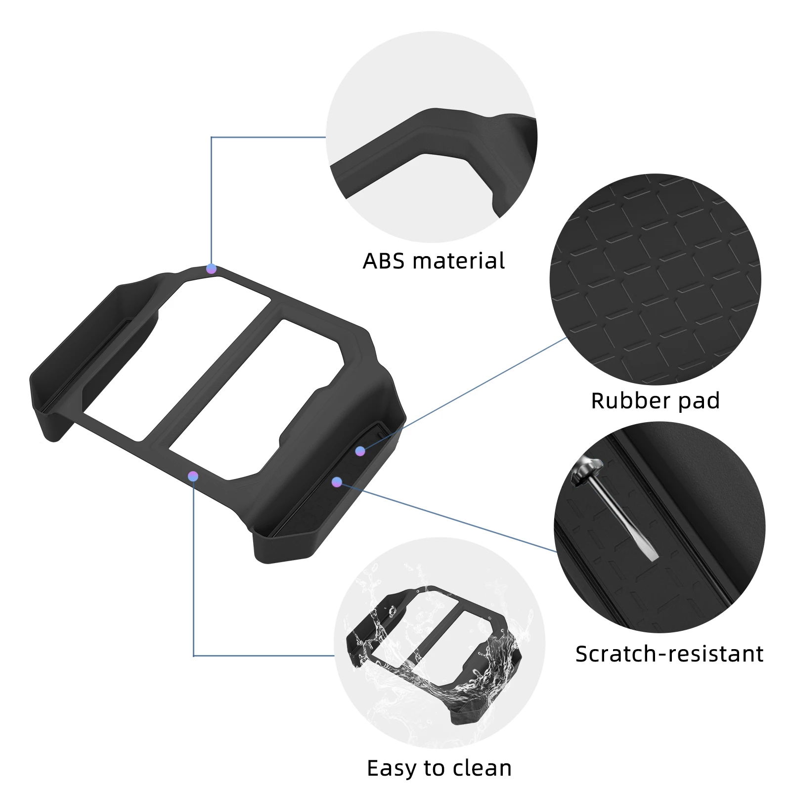 for toyota rav4 2026 center console storage box bag organizer interior car tray tidying abs black for toyota rav4 2026 center console storage box bag organizer interior car tray tidying abs black