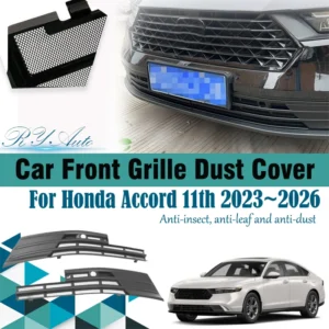 car grille mesh for honda accord 11th 2023 2024 2025 2026 anti dusty grille dust covers air intake insect proof nets accessories
