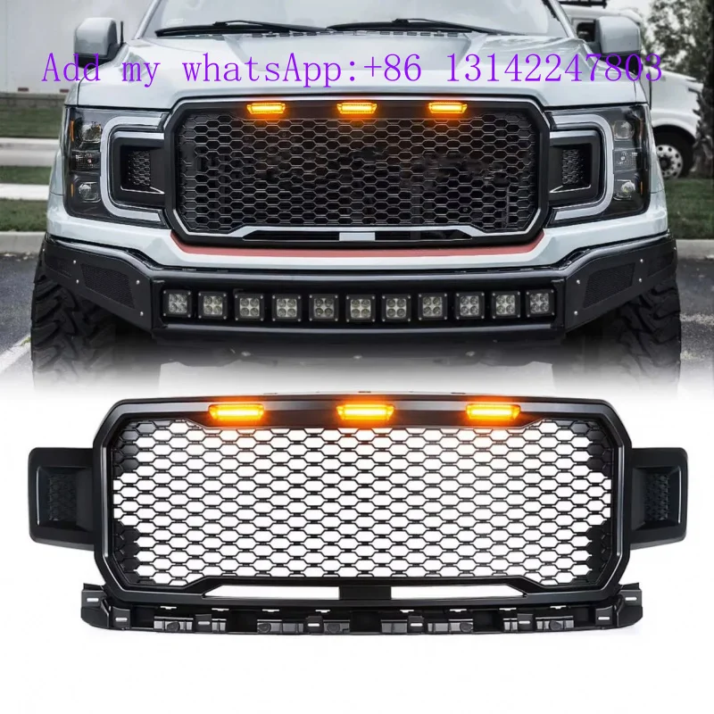 2018 2019 accessories raptor bodykit parts front bumper grill for f150 car grille 2018 2019 accessories raptor bodykit parts front bumper grill for f150 car grille