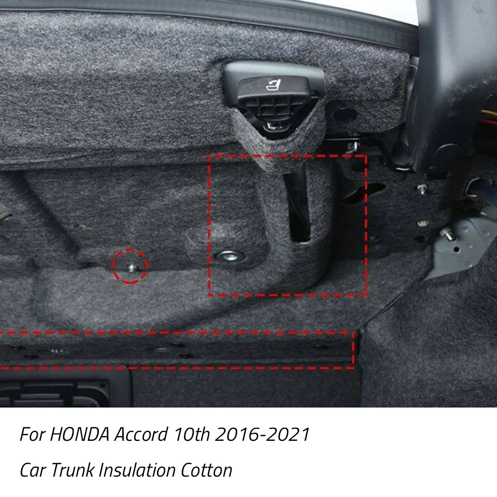 car trunk insulation cotton soundproof carpet sticky pad car styling for honda accord 10th 2016 2021 car trunk insulation cotton soundproof carpet sticky pad car styling for honda accord 10th 2016 2021