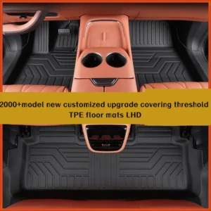 new tpe car floor mat customized suitable for 2000+models | lhd | upgrade coverage threshold anti slip all weather protective