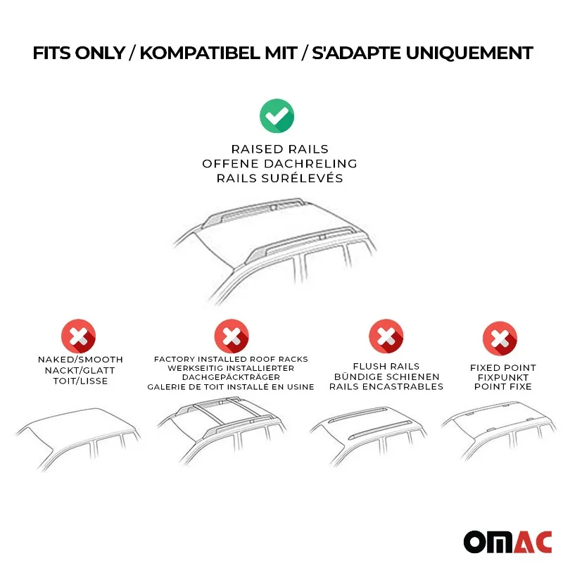 roof rack cross bars for gmc acadia 2024 2026, alu silver luggage carrier 2 pcs roof rack cross bars for gmc acadia 2024 2026, alu silver luggage carrier 2 pcs
