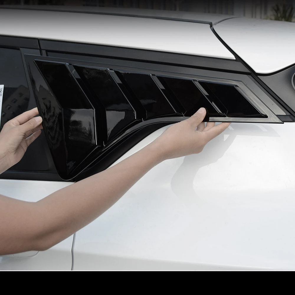 for geely coolray 2025 2026 car rear triangle window cover trim styling protection auto blinds modification stickers for geely coolray 2025 2026 car rear triangle window cover trim styling protection auto blinds modification stickers