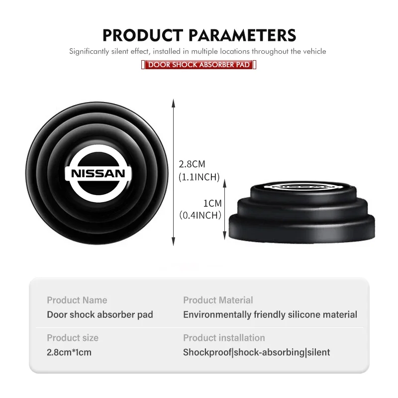 8pcs car door anti shock absorber spacer protector stickers for nissan patrol y62 y61 versa altima x trail sunny qashqai 8pcs car door anti shock absorber spacer protector stickers for nissan patrol y62 y61 versa altima x trail sunny qashqai
