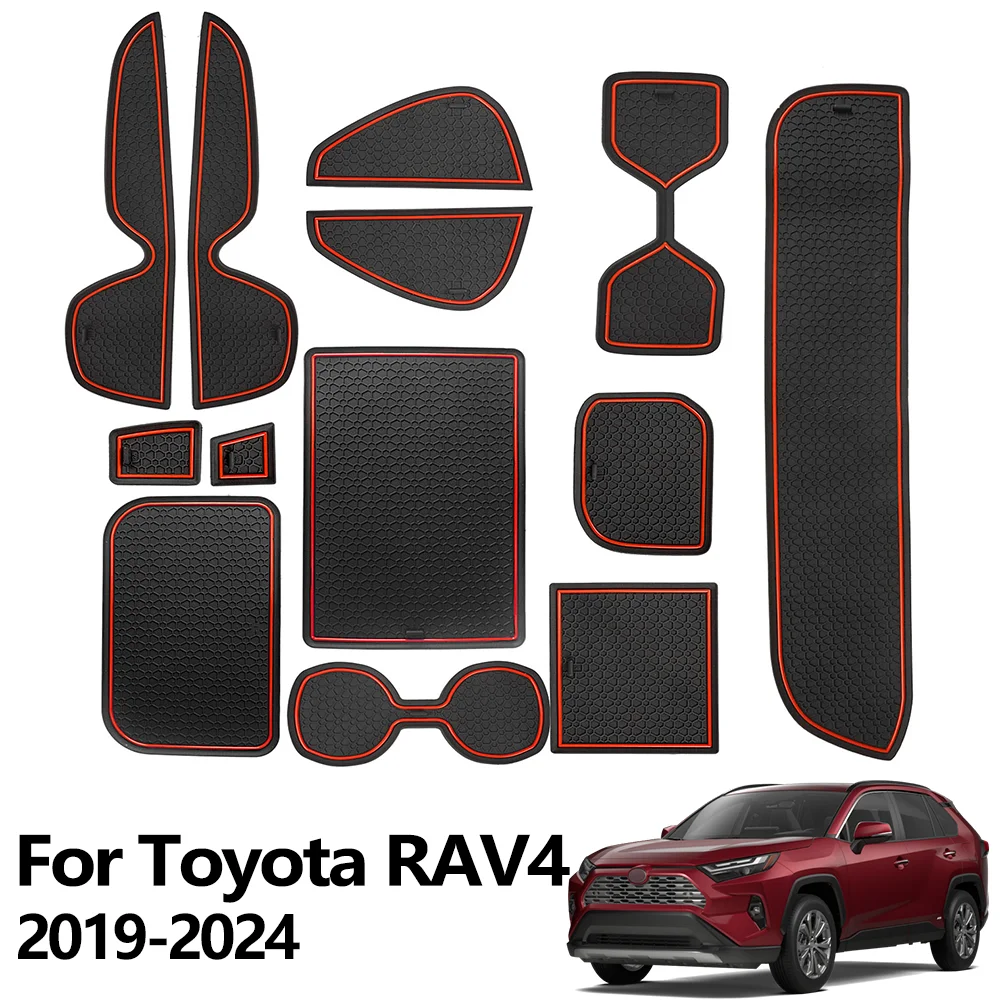 for toyota rav4 car door slot mats non slip car gate groove pads cup holder coasters 2019 2020 2021 2022 2023 2024 anti slip lhd for toyota rav4 car door slot mats non slip car gate groove pads cup holder coasters 2019 2020 2021 2022 2023 2024 anti slip lhd