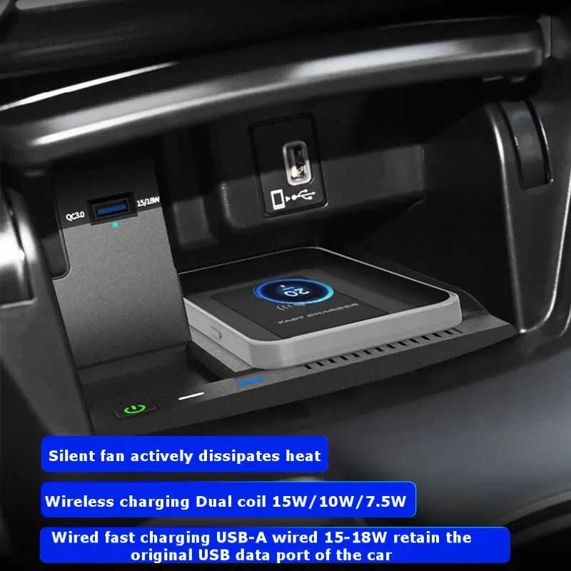 15w car wireless charging pad for honda 10th accord civic/crv/avancier/urv fast charger board mobile phone charging holder 15w car wireless charging pad for honda 10th accord civic/crv/avancier/urv fast charger board mobile phone charging holder