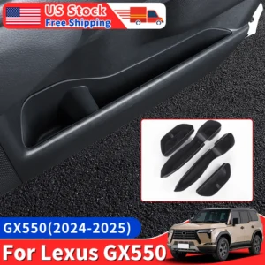 for 2024 2025 lexus gx550 gx550h car door storage slots silica gel pad,upgraded accessories gx 550 interior modification tuning