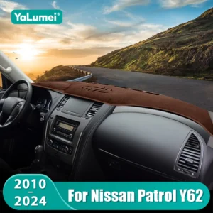 for nissan patrol y62 2010 2011 2012 2013 2014 2015 2016 2017 2018 2019 2020 2021 2022 2023 car dashboard cover accessories