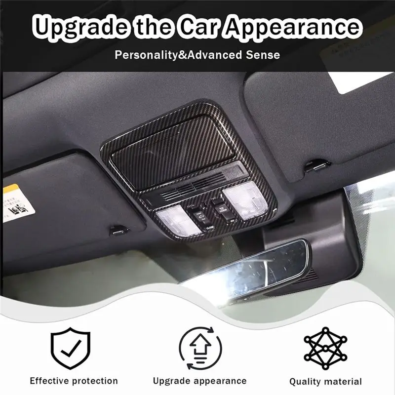 steady front reading light panel cover trim kit for honda pilot 2019 2022 abs carbon fiber steady front reading light panel cover trim kit for honda pilot 2019 2022 abs carbon fiber