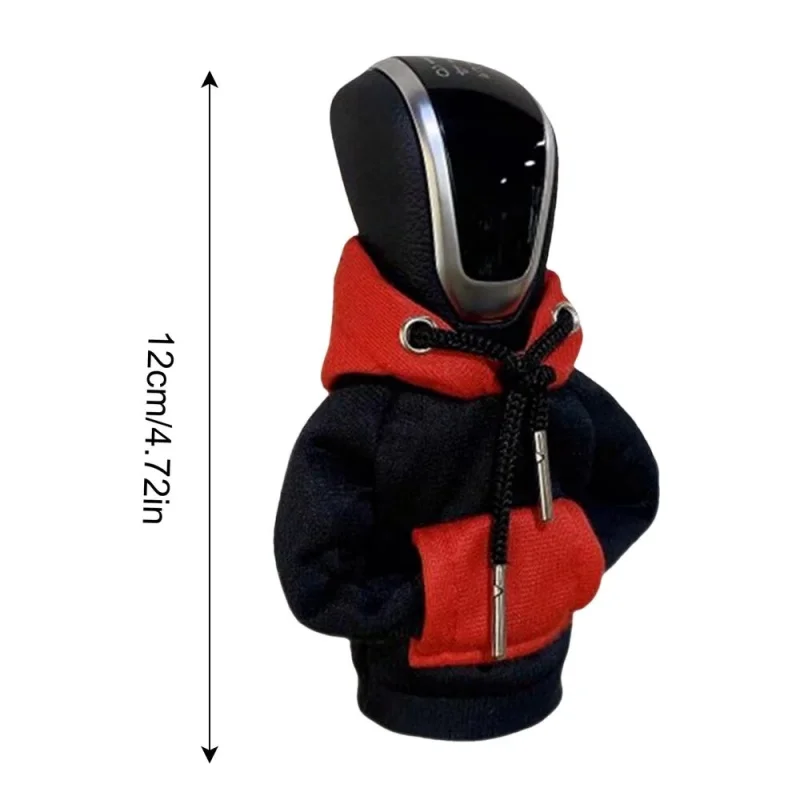 gear shift mini hoodie cover shift cover gear handle decoration fits manual automatic universal car shift lever interior decor gear shift mini hoodie cover shift cover gear handle decoration fits manual automatic universal car shift lever interior decor