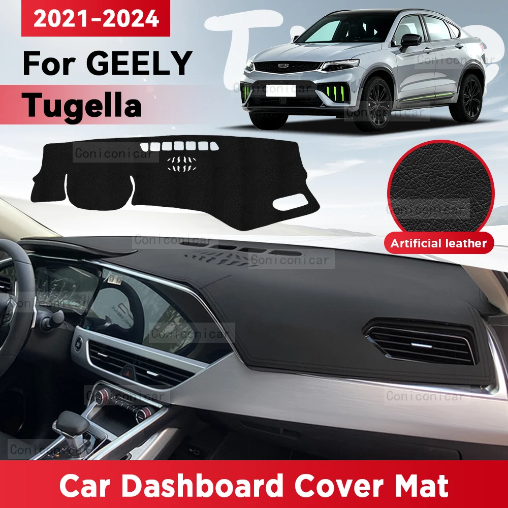 for geely tugella 2021 2024 car dashboard cover mat sun shade pad avoid light mat instrument desk carpet protection accessories for geely tugella 2021 2024 car dashboard cover mat sun shade pad avoid light mat instrument desk carpet protection accessories