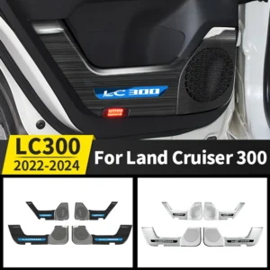 lc300 fj300 interior accessories for 2021 2025 toyota land cruiser 300 stainless steel car door protective cover speaker cover