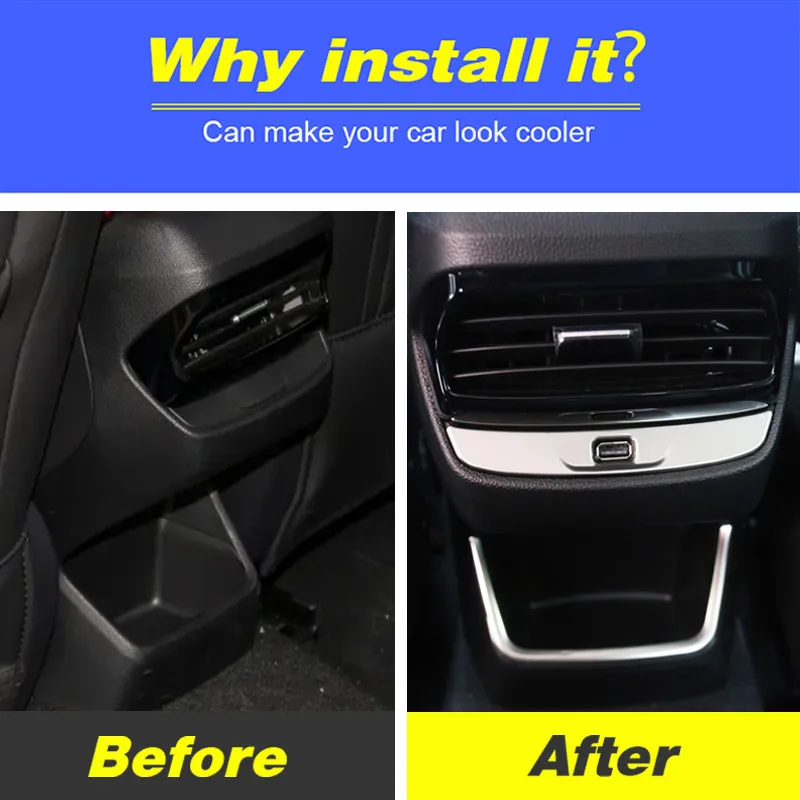 for mg5 mg gt 2022 2023 2024 car rear armrest air outlet trim strip cover interior modification sticker auto product for mg5 mg gt 2022 2023 2024 car rear armrest air outlet trim strip cover interior modification sticker auto product