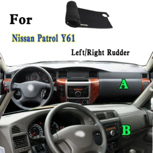 for nissan patrol st y61 v pickup car styling dashmat dashboard cover instrument panel insulation sunscreen protective pad