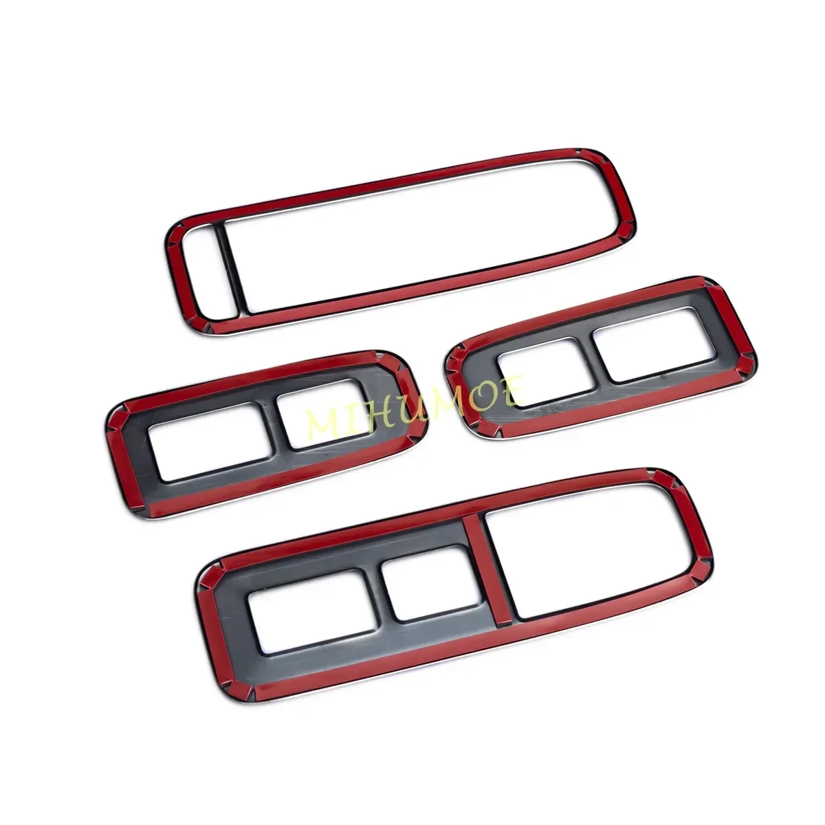 for lexus rx rx350 rx350h rx450h+ rx500h 2023 2024 2025 stainless steel interior door window switch cover trims glossy black for lexus rx rx350 rx350h rx450h+ rx500h 2023 2024 2025 stainless steel interior door window switch cover trims glossy black