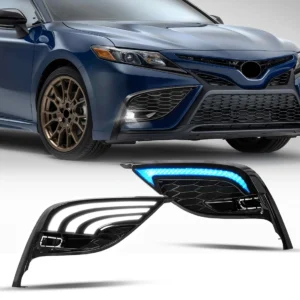 81482 06190 81481 06220 led fog lights drl daylights for toyota camry 2021 2022 2023 bumper cover lamp daytime running lamp
