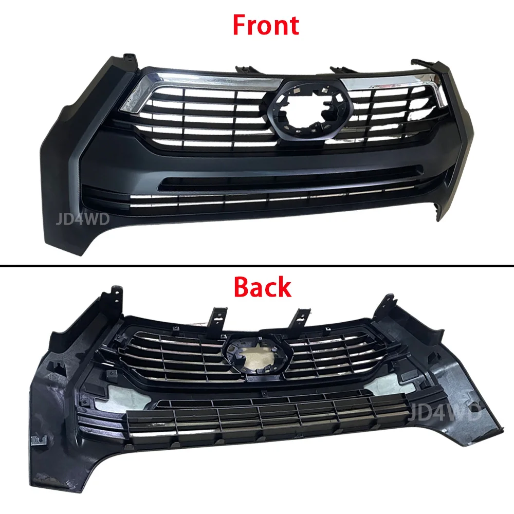 racing grill suitable for toyota hilux revo rocco 2020 2021 grille front bumper grill racing grills black abs car racing grill suitable for toyota hilux revo rocco 2020 2021 grille front bumper grill racing grills black abs car