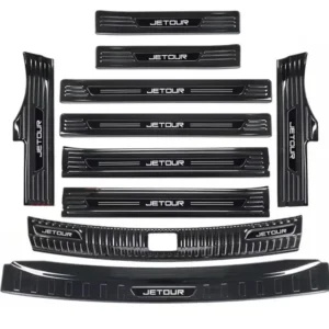 for chery jetour dashing 2022 2025 stainless steel car welcome pedal trunk threshold guard plate protection car accessories