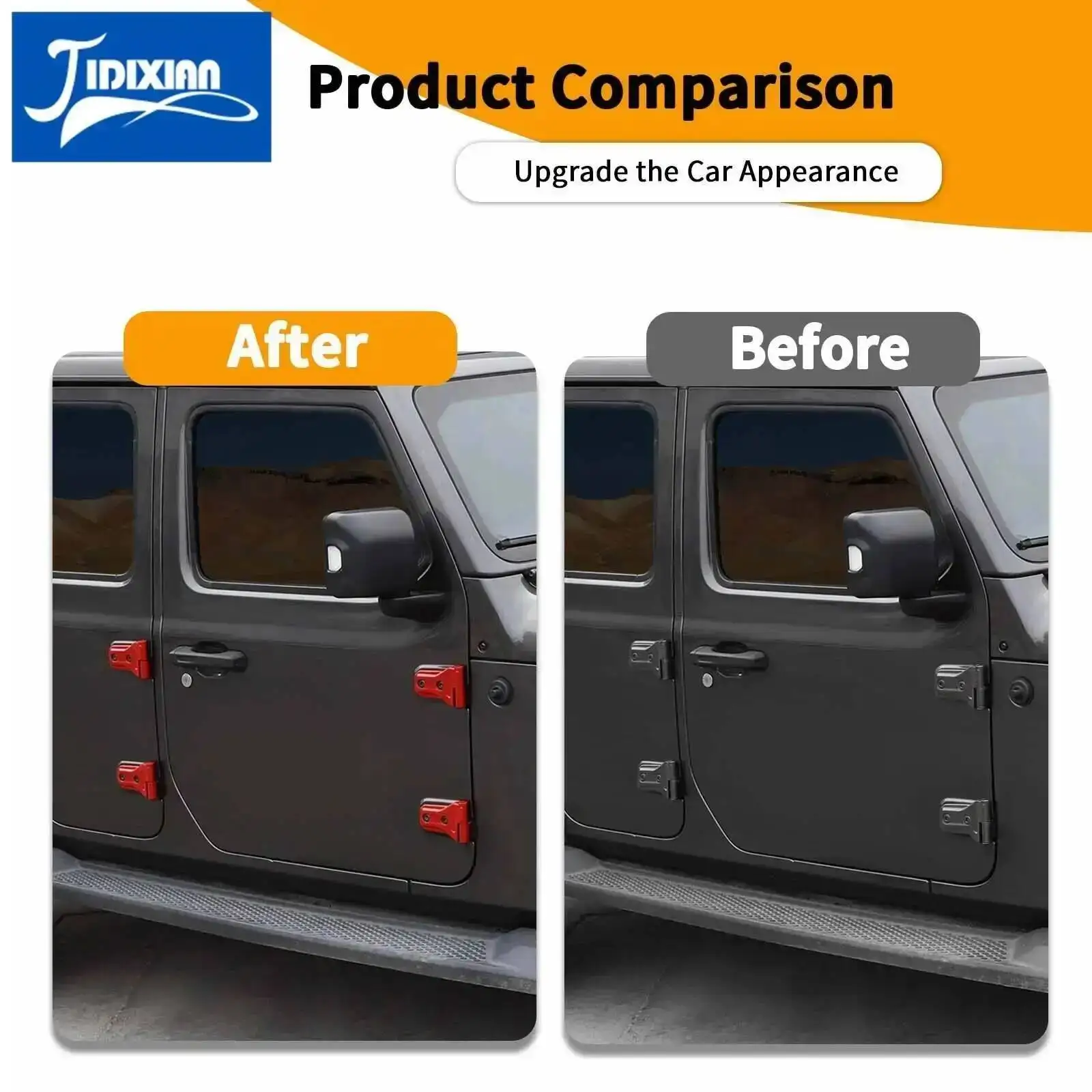 jidixian car spare tire door hinge decor cover for jeep wrangler jl for gladiator jt 2018 2019 2020 2021 2022 2023 2024 2025 jidixian car spare tire door hinge decor cover for jeep wrangler jl for gladiator jt 2018 2019 2020 2021 2022 2023 2024 2025