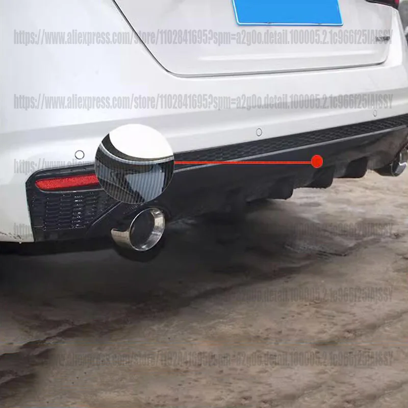 for nissan teana altima 2019 2020 2021 2022 carbon rear bumper diffuser spoiler refit guard trim car accsesories for nissan teana altima 2019 2020 2021 2022 carbon rear bumper diffuser spoiler refit guard trim car accsesories