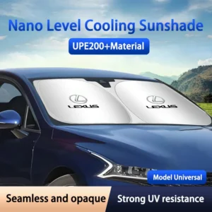 thicken strong uv resistance car sun visor sunshade front glass sunscreen for lexus es rx nx ls ux lm lx gx lc rz is ct gs rc hs