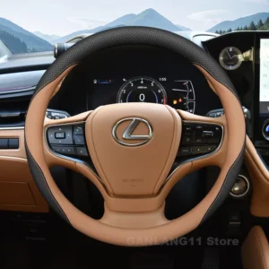 leather car steering wheel cover for lexus rx nx ux es tx lx600 lm gx ls txl vx series 2026 auto interior lexus rx accessories