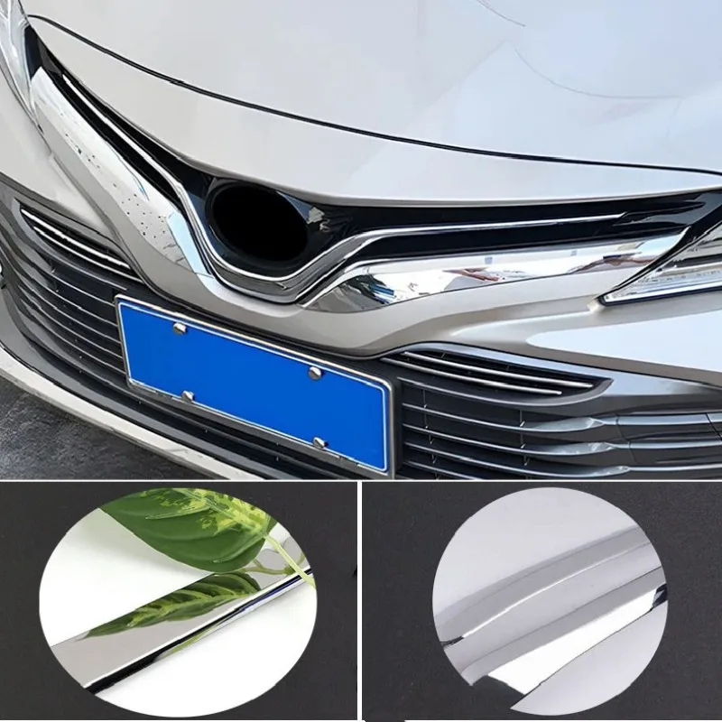 for toyota camry 70 xv70 2018~2023 hybrid car front bumper mesh center grille grill frame moulding strips decoration for toyota camry 70 xv70 2018~2023 hybrid car front bumper mesh center grille grill frame moulding strips decoration